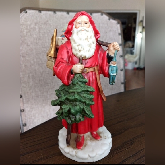 Rare Retired Vintage 1987 The Gifted Line, John Grossman Santa Figurine Enesco - Picture 1 of 9